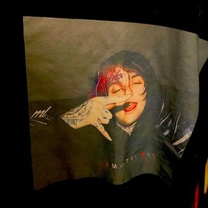 Lil Peep black t shirt from 2016